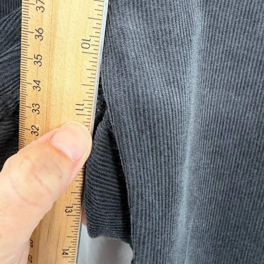Copper & Oak Corduroy Pant Men 36 x 32 Charcoal Straight Leg Classic Traditional